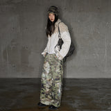 Rivet split stitching suede jacket