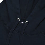 ロウキーブッククラブレタリングラグランフーディー [DARK NAVY]
