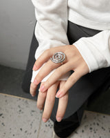 Sculpt Spiral Ring