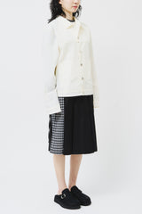 (W) Lowkey Checked Skirt (2color)