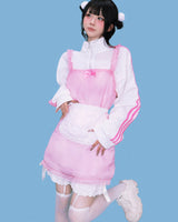 pinkie track jersey zip-up (3color)
