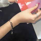 蜘網 キャッツアイジェムストーンビーズブレスレット