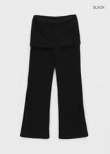 [MADE] Etia Fleece Banding Skirt Pants