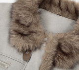 Lumi Fur Trim Mustang Jumper