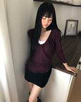 Higeul Shirred 7-Sleeve T-Shirt