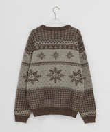 [unisex] Gamb Nordic Round Knit
