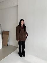 Rammo Suede Wool Single Jacket