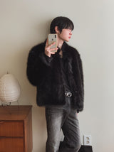 Cudi Over Fur Jacket