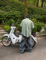 No.1248 S チェック オーバー ハーフ シャツ (3color)