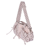 Dot button bag_indi pink