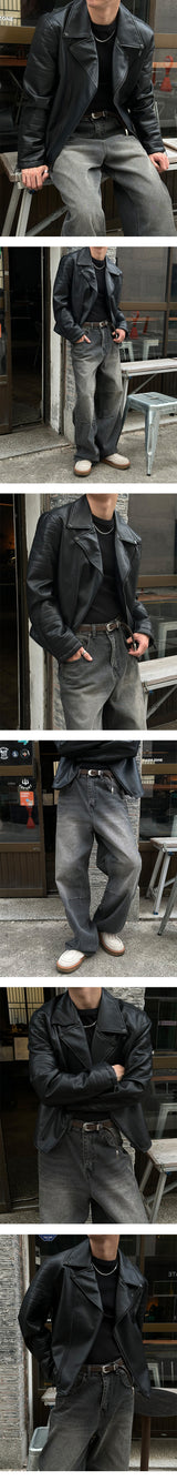 [PROMOTION] Patch biker rider jacket(2color)