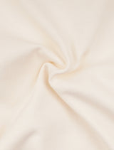 [起毛]UNISEX Flower Arch Line Shoulder Heavy Terry Sweatshirt Cream (FCE4TS652K)