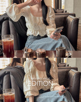 【MADE】Shirring blouse