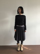 Velour suede buckle boots (2color)