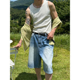 [S/S] ブルーウォッシングバミューダパンツ