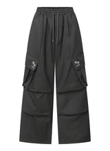 BIENNO PARACHUTE WIDE CARGO PANTS (2COLOR)