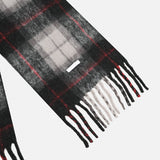 No.1547 wool check muffler (4color)