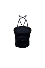 MELLIFLUOUS STRING TUBE TOP / BLACK