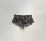 Tenny Dark Blue Damage Shorts