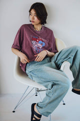 26SS★キトゥン ソーダ ピグメント ショートスリーブ Tシャツ
