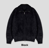 ネヴィル ツーウェイ アンゴラ ニット ジップアップ