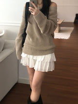 Neff Off-Shoulder Knitwear (3 colors)