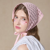 Lace Knit Bandana 4 COLOR