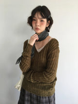 Double Ribbed Two-Way Cardigan (4color)