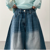 メリピンタックデニムバミューダショーツ [ショート & ロングセレクション*]