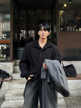INF High-neck cardigan