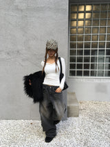 Leopard hunting cap