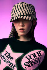 Roll-Up Pin Tuck Tee