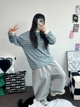 ベルトスナップポイントバルーントレーニングパンツ 🩶🖤🤍3カラー
