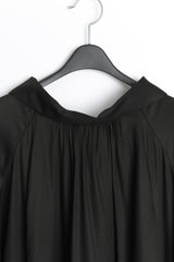 mock neck shirring pocket ops(3colors)