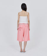 CONY CALL OUT BABY RIB TANK TOP / WHITE