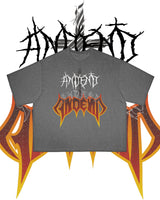アンドエンドオーバーサイズTシャツ(レッド)
