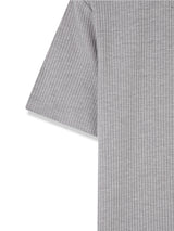 Ribbed Muscle Henley Neck