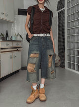Rita Damage Maxi Bermuda Pants