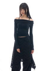 Arvia punching banding skirt