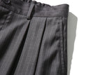 Stripe Bermuda Pants (Dark Grey)