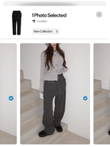 Corduroy Banded Layered Pants