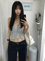 Flower Shirring Top (2 colors)