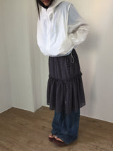 Glass Dot Frill Skirt (2color)
