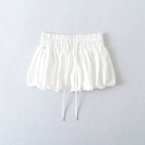 Tokyo Mina Balloon Pleated Banding Shorts 231848985