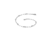 26SS★ Essence Silver (W) Moissanite Link Chain Bracelet