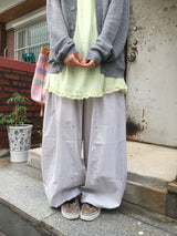 Cotton Balloon Pants