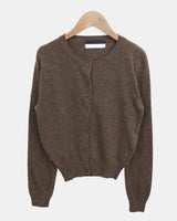 Lua Cashmere Knit Round Cardigan