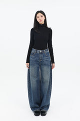 CLASSIC CURVED FIT DENIM_BLUE code 26006