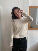 ポーツスパンラウンドロングスリーブT