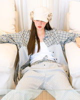 Two-tone Pajama set (green)